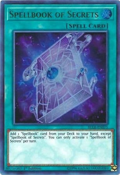 Spellbook of Secrets Battles of Legend: Light's Revenge Yu-Gi-Oh! card