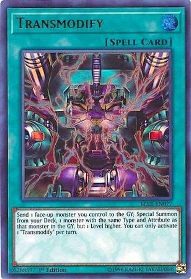 Transmodify Battles of Legend: Light's Revenge Yu-Gi-Oh! card