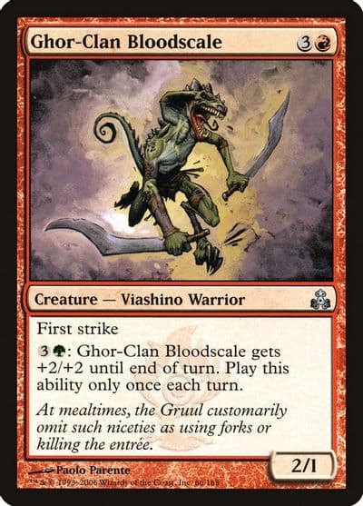 Ghor Clan Bloodscale Guildpact Magic card