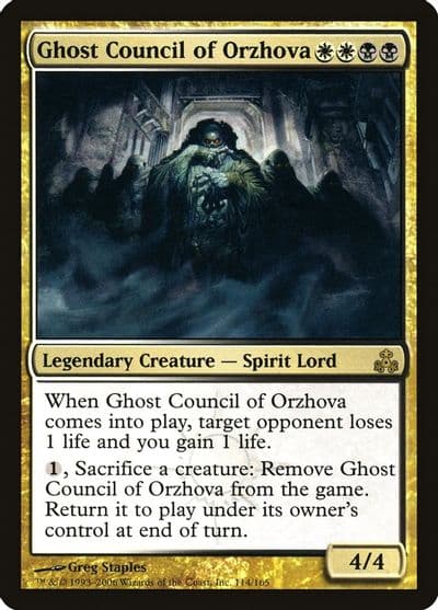 Ghost Council of Orzhova Guildpact Magic card