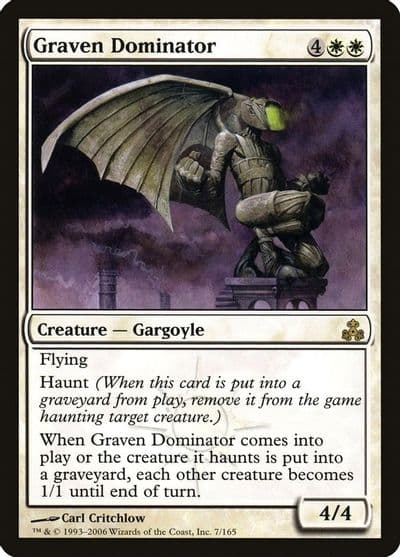 Graven Dominator Guildpact Magic card