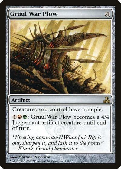 Gruul War Plow Guildpact Magic card