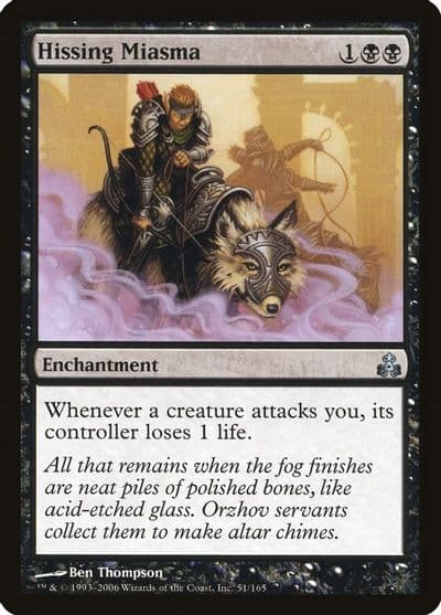 Hissing Miasma Guildpact Magic card