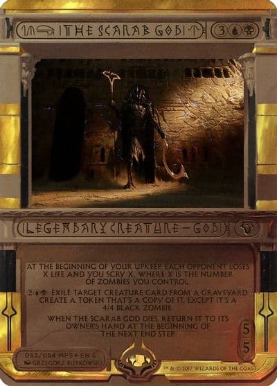 The Scarab God Masterpiece Series: Amonkhet Invocations Magic card