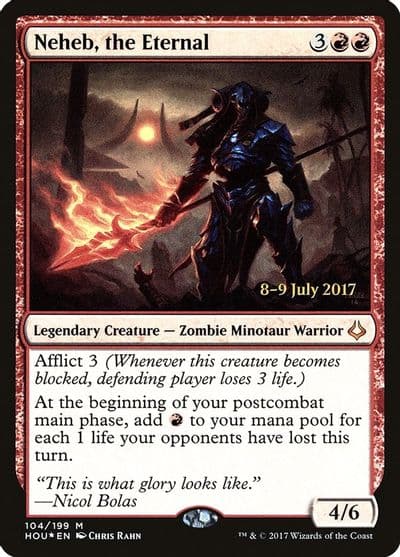Neheb the Eternal Prerelease Cards Magic card