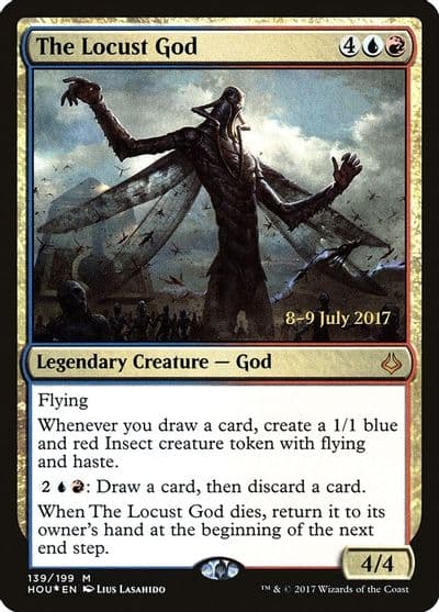 The Locust God Prerelease Cards Magic card