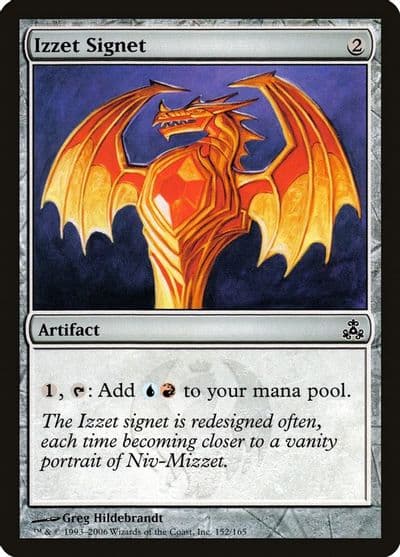 Izzet Signet Guildpact Magic card