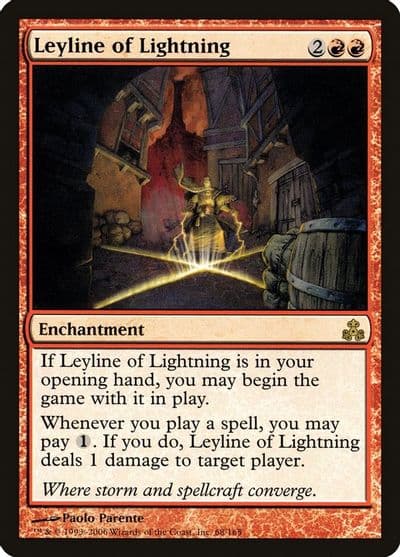 Leyline of Lightning Guildpact Magic card