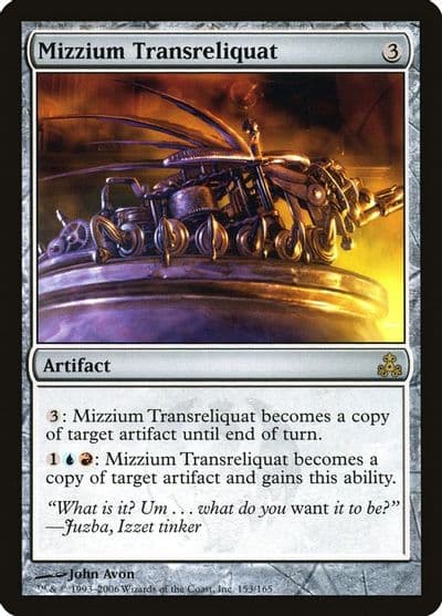 Mizzium Transreliquat Guildpact Magic card