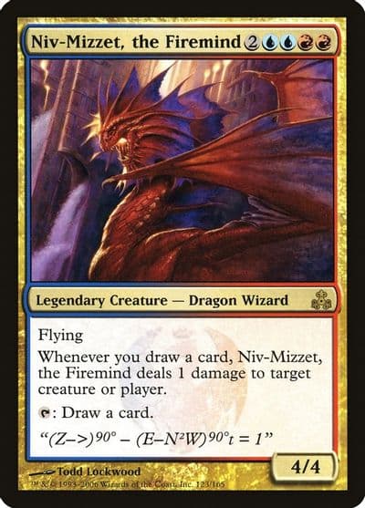 Niv Mizzet the Firemind Guildpact Magic card