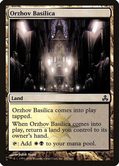 Orzhov Basilica Guildpact Magic card