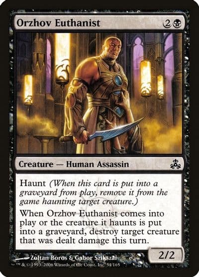 Orzhov Euthanist Guildpact Magic card