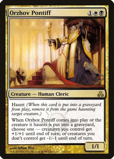 Orzhov Pontiff Guildpact Magic card