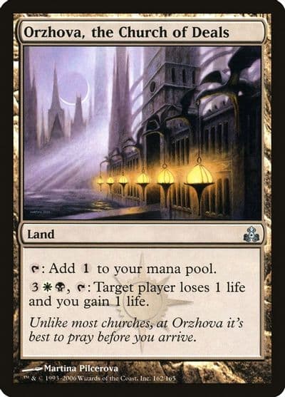 Orzhova the Church of Deals Guildpact Magic card