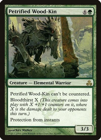 Petrified Wood Kin Guildpact Magic card