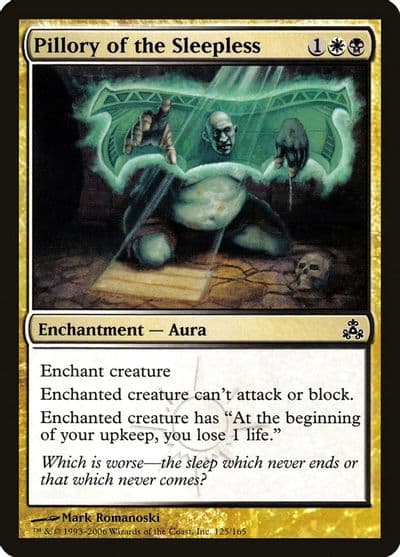 Pillory of the Sleepless Guildpact Magic card