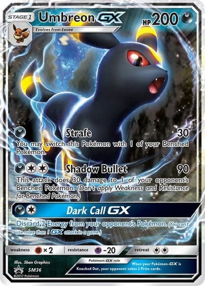 Umbreon GX - SM36 SM Promos Pokemon card