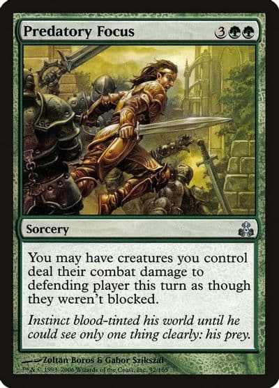 Predatory Focus Guildpact Magic card