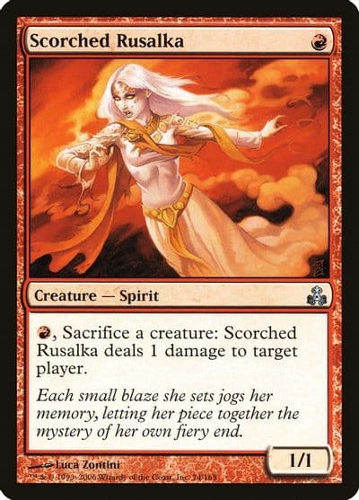 Scorched Rusalka Guildpact Magic card