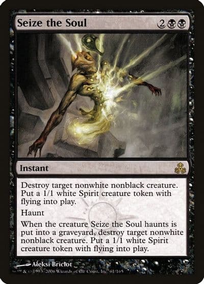 Seize the Soul Guildpact Magic card
