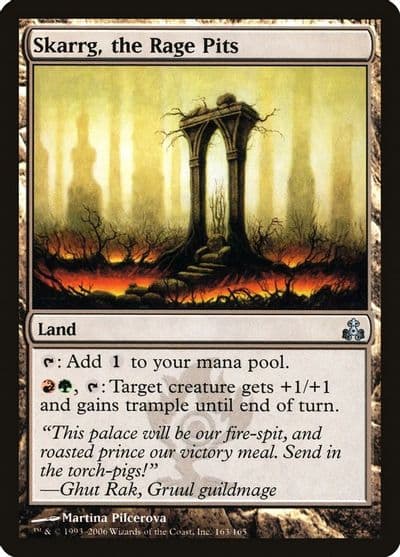 Skarrg the Rage Pits Guildpact Magic card