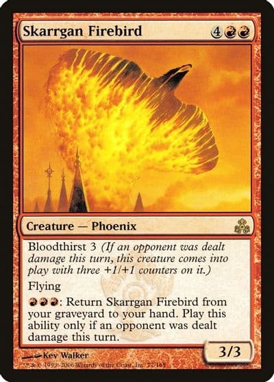 Skarrgan Firebird Guildpact Magic card