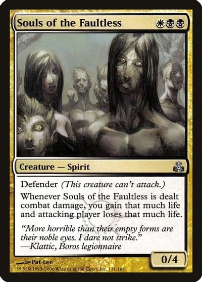 Souls of the Faultless Guildpact Magic card