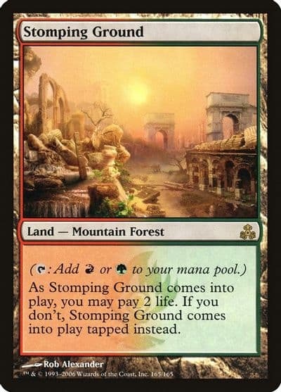 Stomping Ground Guildpact Magic card