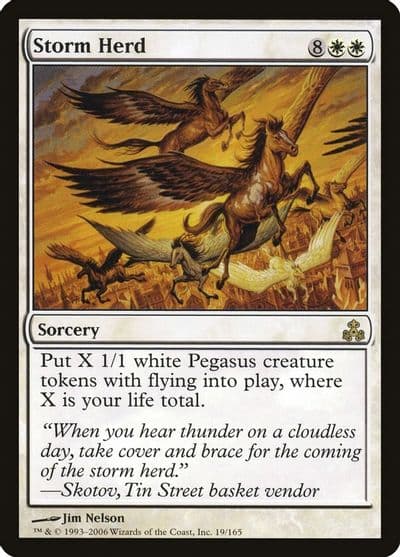 Storm Herd Guildpact Magic card