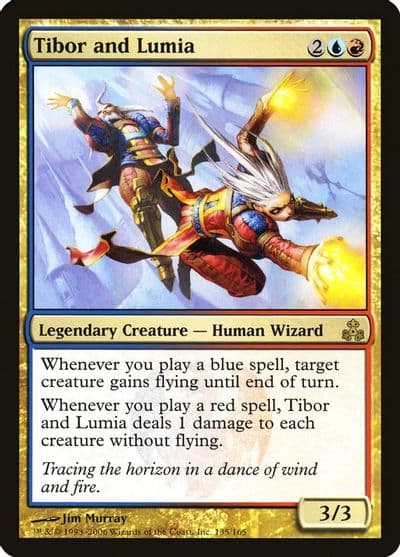 Tibor and Lumia Guildpact Magic card