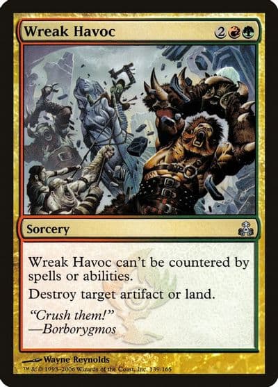 Wreak Havoc Guildpact Magic card