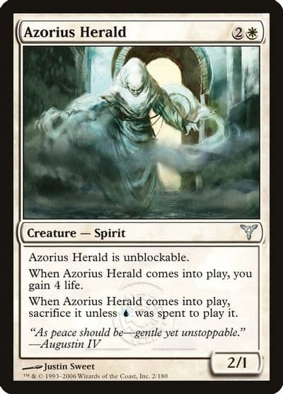 Azorius Herald Dissension Magic card