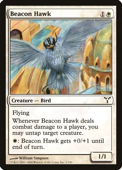 Beacon Hawk Dissension Magic card