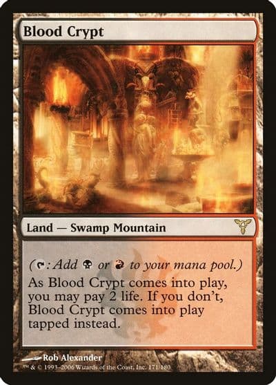 Blood Crypt Dissension Magic card