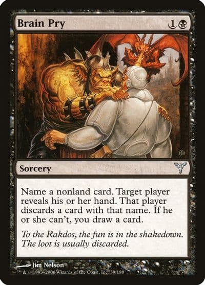 Brain Pry Dissension Magic card