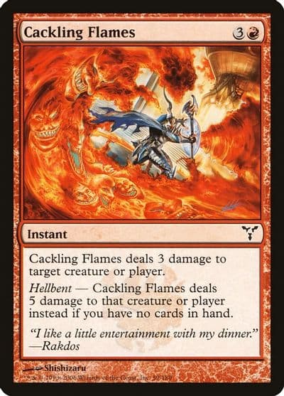 Cackling Flames Dissension Magic card