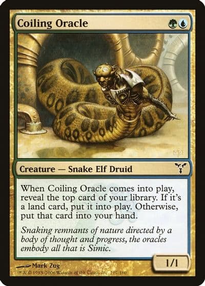 Coiling Oracle Dissension Magic card