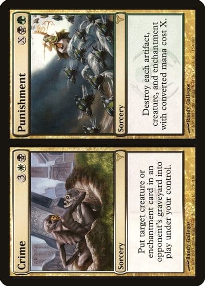 Crime Punishment Dissension Magic card
