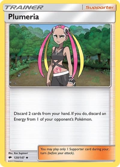 Plumeria SM - Burning Shadows Pokemon card