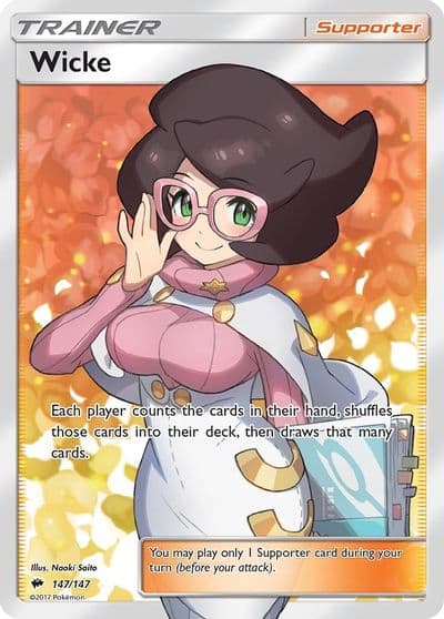 Wicke (Full Art) SM - Burning Shadows Pokemon card