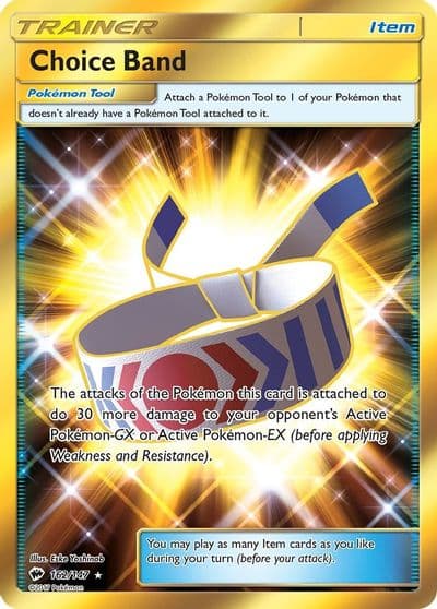 Choice Band (Secret) SM - Burning Shadows Pokemon card
