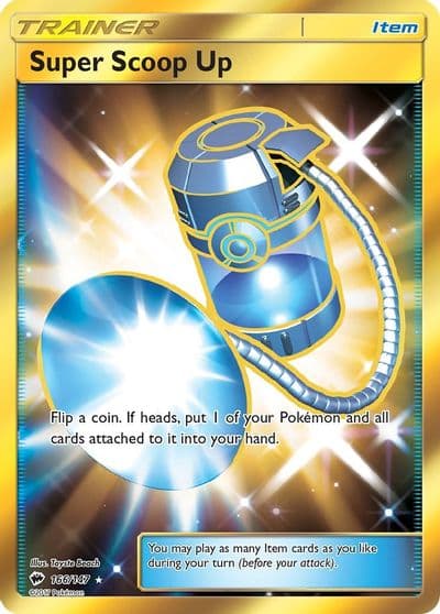 Super Scoop Up (Secret) SM - Burning Shadows Pokemon card