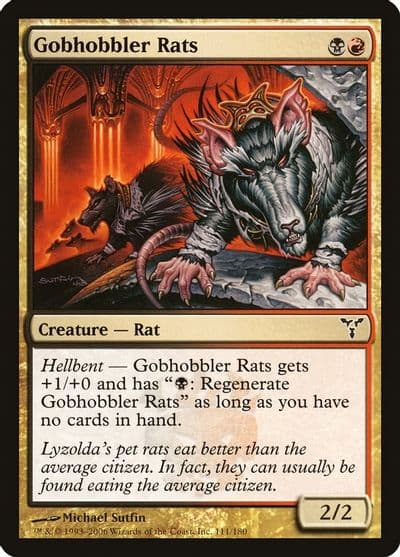 Gobhobbler Rats Dissension Magic card