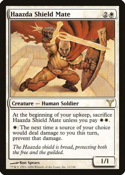 Haazda Shield Mate Dissension Magic card