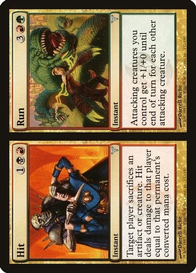 Hit Run Dissension Magic card