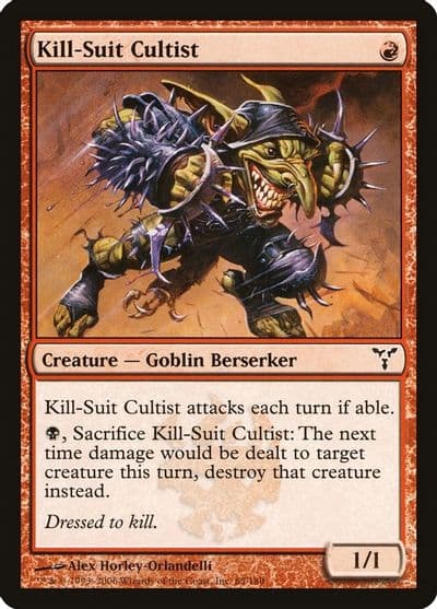 Kill Suit Cultist Dissension Magic card