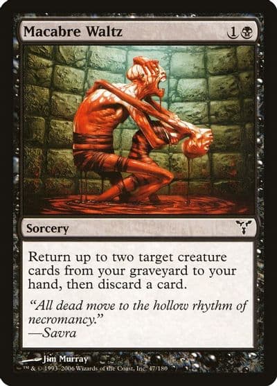 Macabre Waltz Dissension Magic card