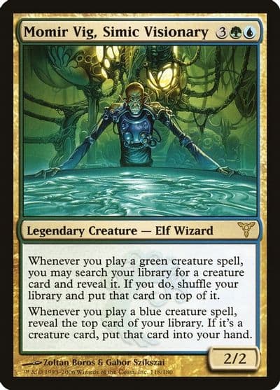 Momir Vig Simic Visionary Dissension Magic card