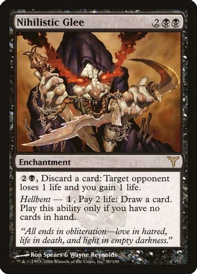 Nihilistic Glee Dissension Magic card