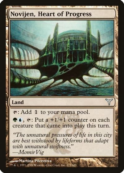 Novijen Heart of Progress Dissension Magic card